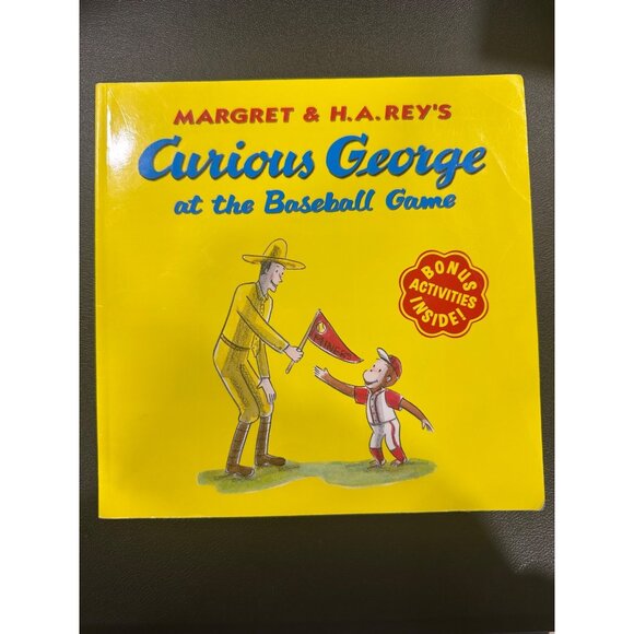 Vintage Curious George 5 book bundle-“curious George goes to school” - Picture 9 of 16